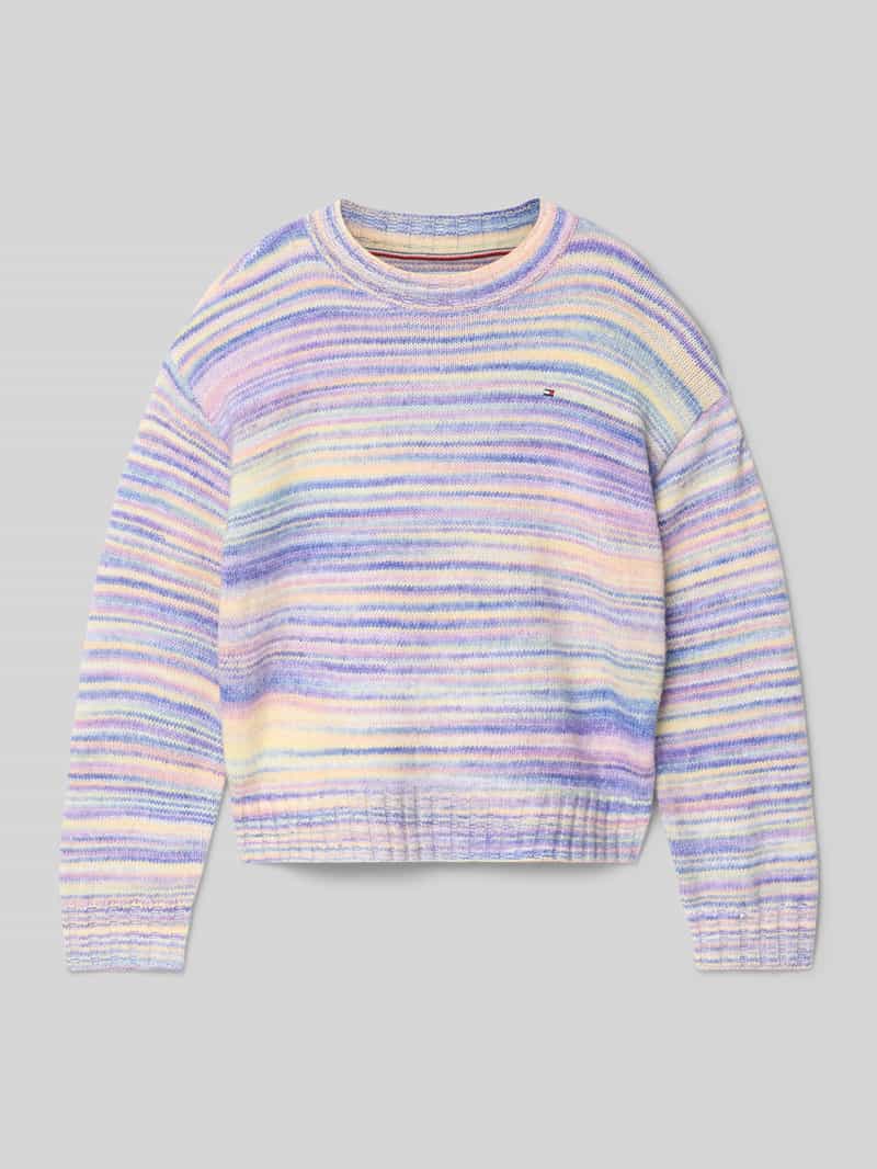 Sweter z dzianiny o kroju shaped fit z dodatkiem wełny