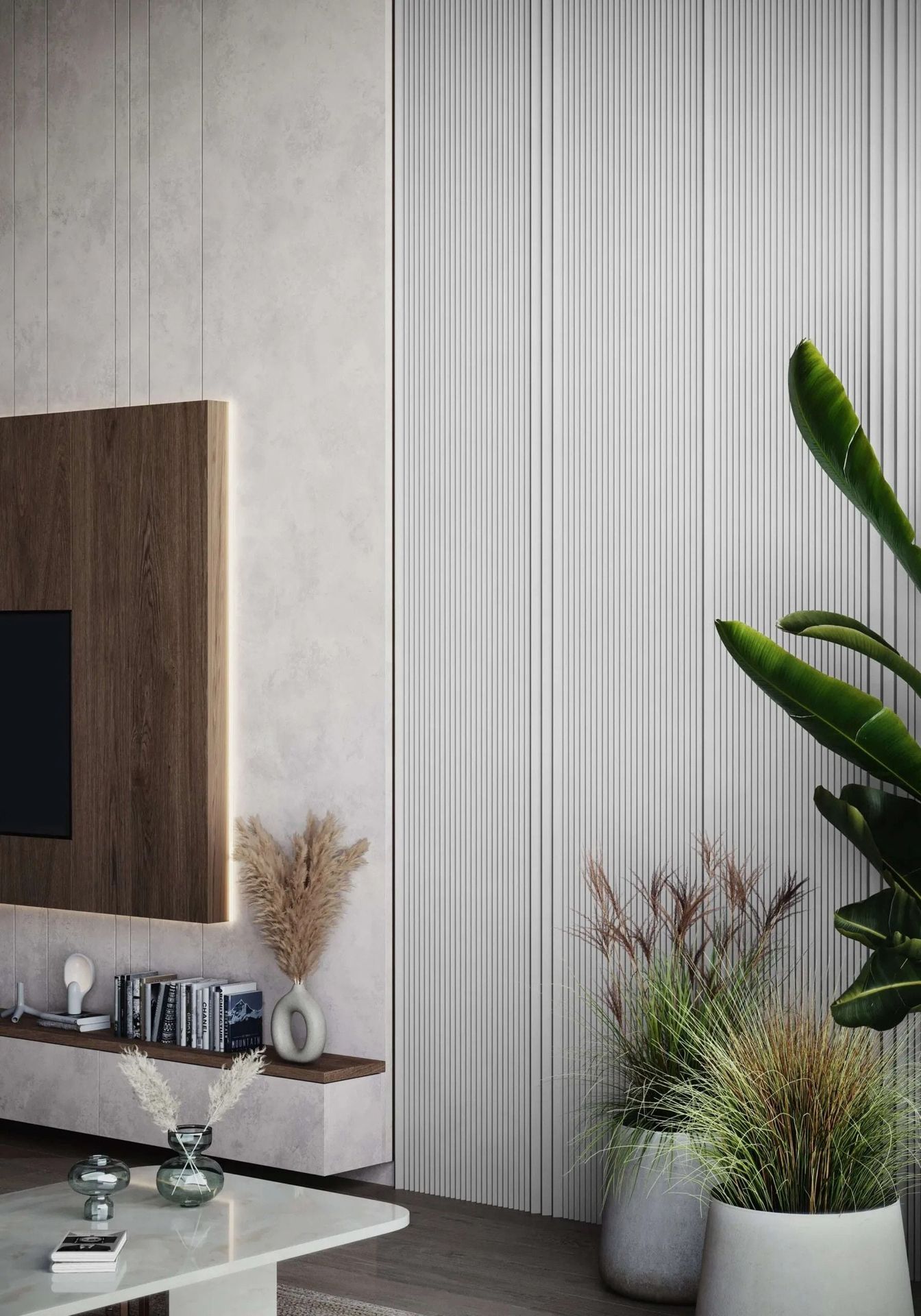 MARDOM Panel Ścienny Dekoracyjny Vivid Biały Wodoodporny 2,7 M Wp003A Decor