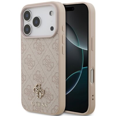 Etui GUESS 4G Small 4G and Classic MagSafe do Apple iPhone 17 Pro Różowy