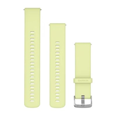 Pasek do Garmin Venu 010-13406-11 koperta 45 mm (22 mm) Cytrynowy