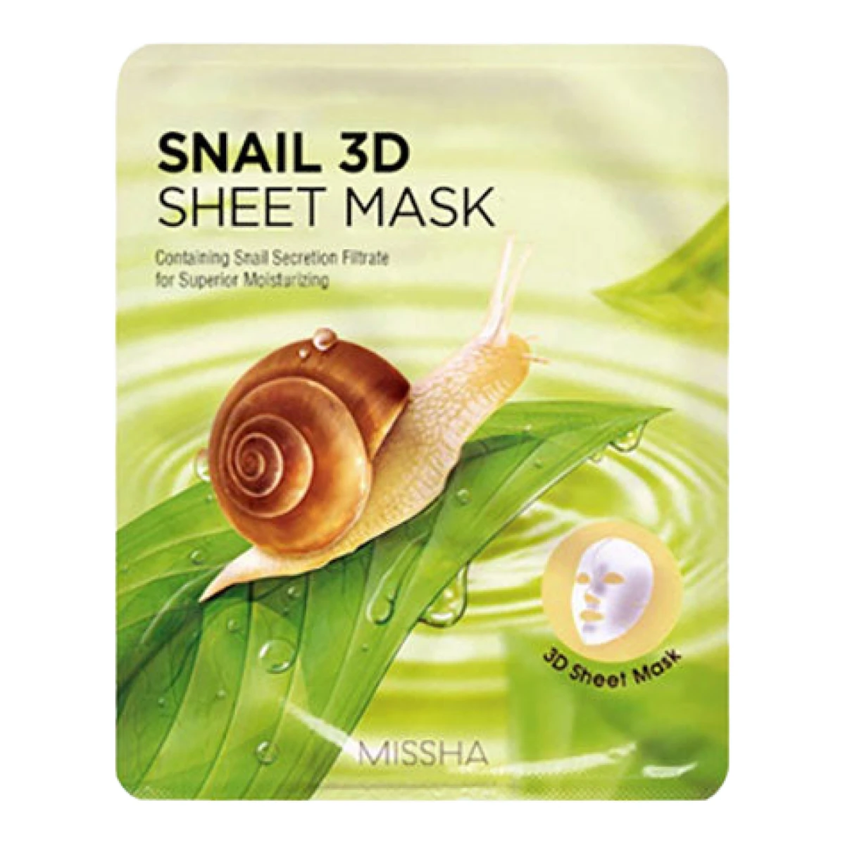 MISSHA - Snail 3D Sheet Mask