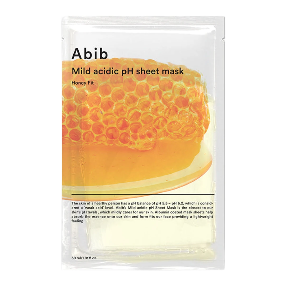 Abib - Mild Acidic pH Sheet Mask Honey Fit