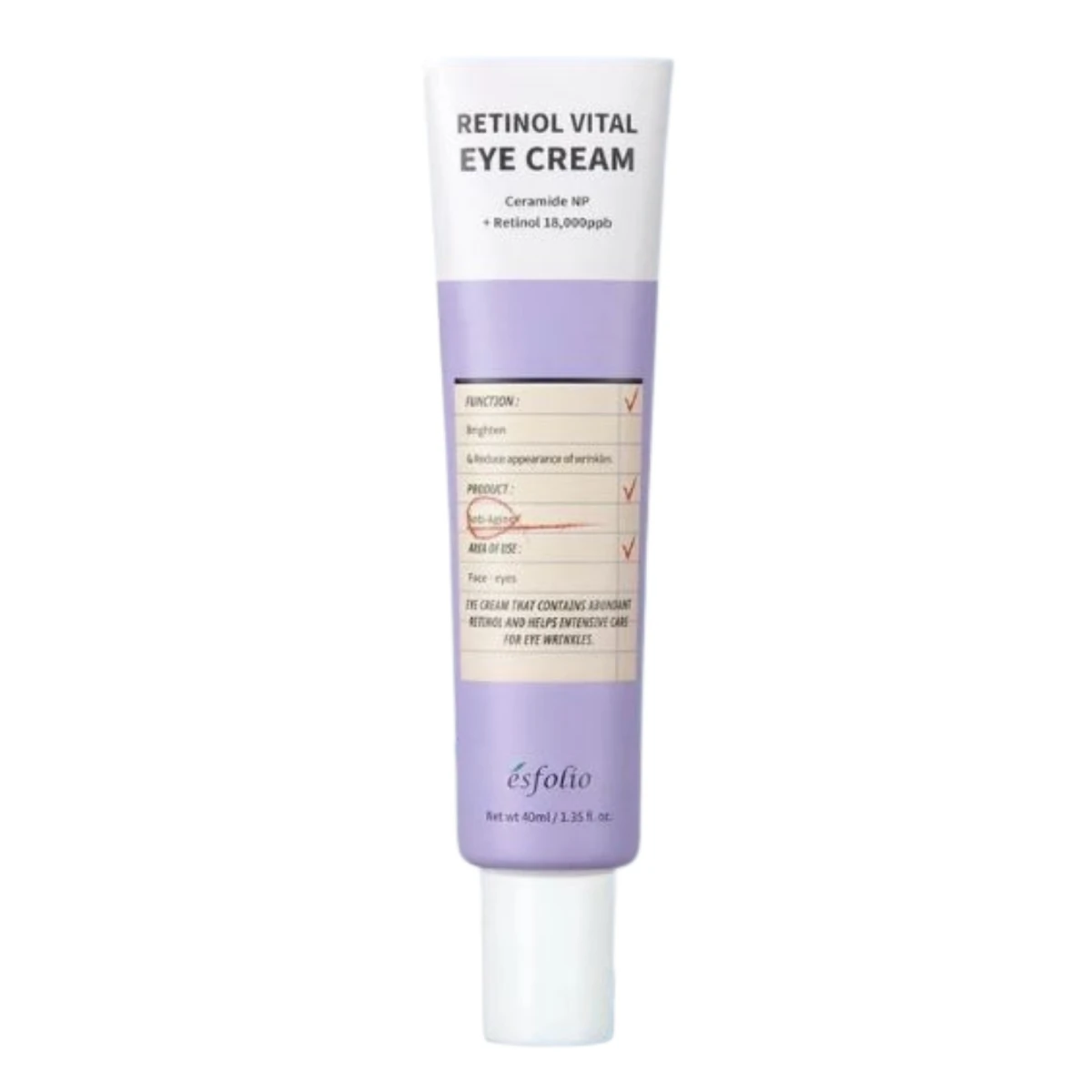 Esfolio - Retinol Vital Eye Cream 40ml