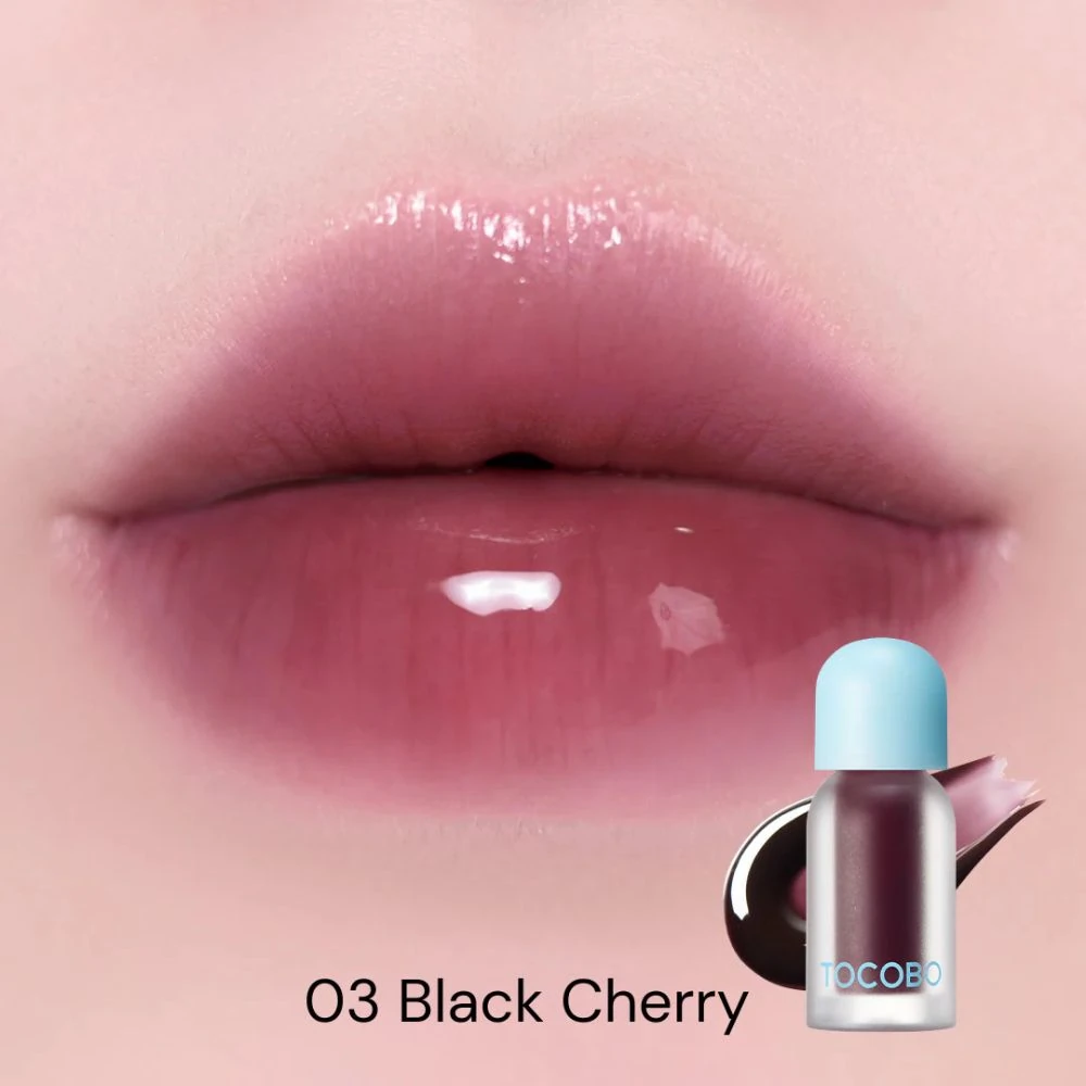 Tocobo - Juicy Berry Plumping Lip Oil 4g - 03 BLACK CHERRY