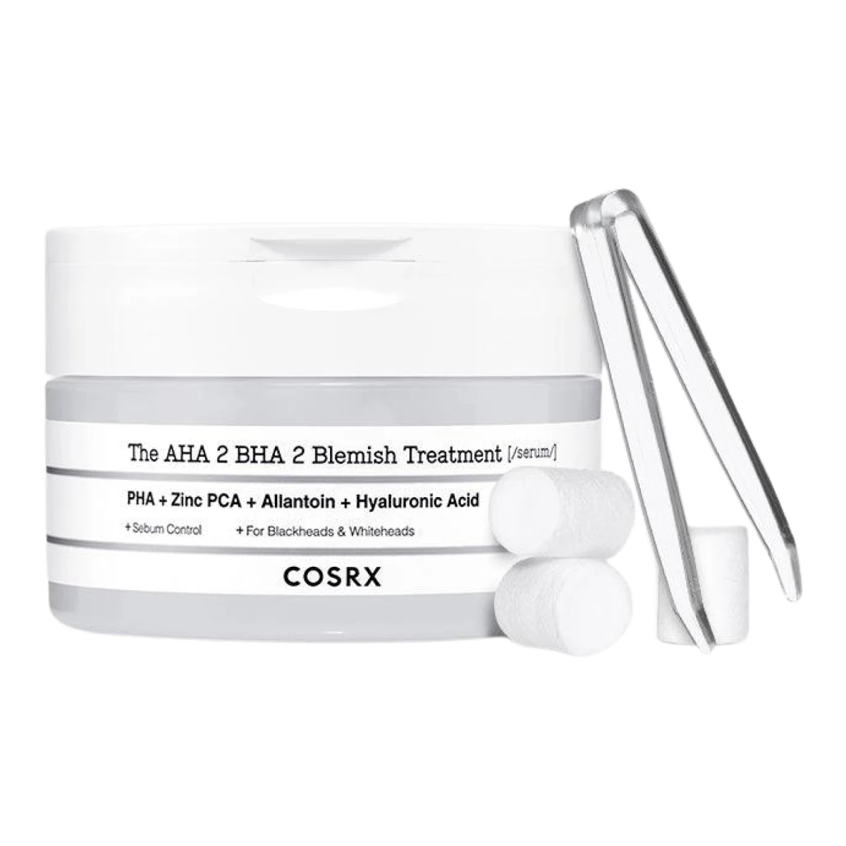 COSRX - The AHA 2 BHA 2 Blemish Treatment 50ml+30 cotton balls