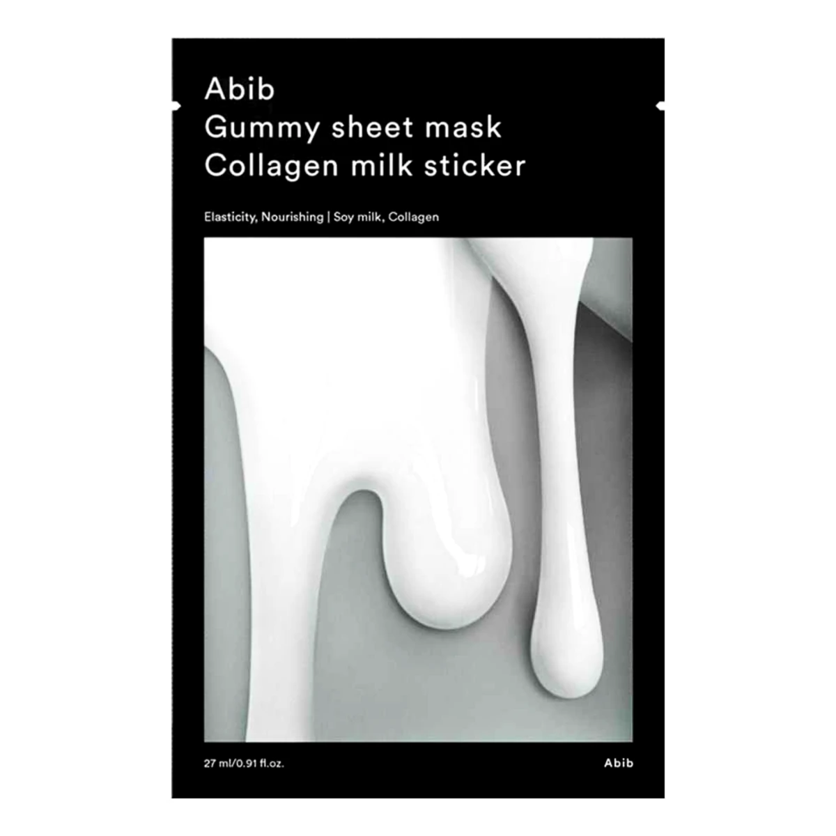 Abib - Gummy Sheet Mask Collagen Milk Sticker 27ml