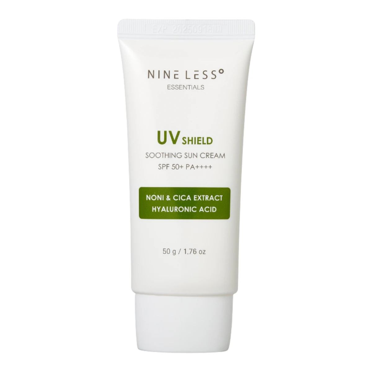 Nine Less - Essentials UV Shield Soothing Sun Cream SPF 50+ PA++++ 50ml