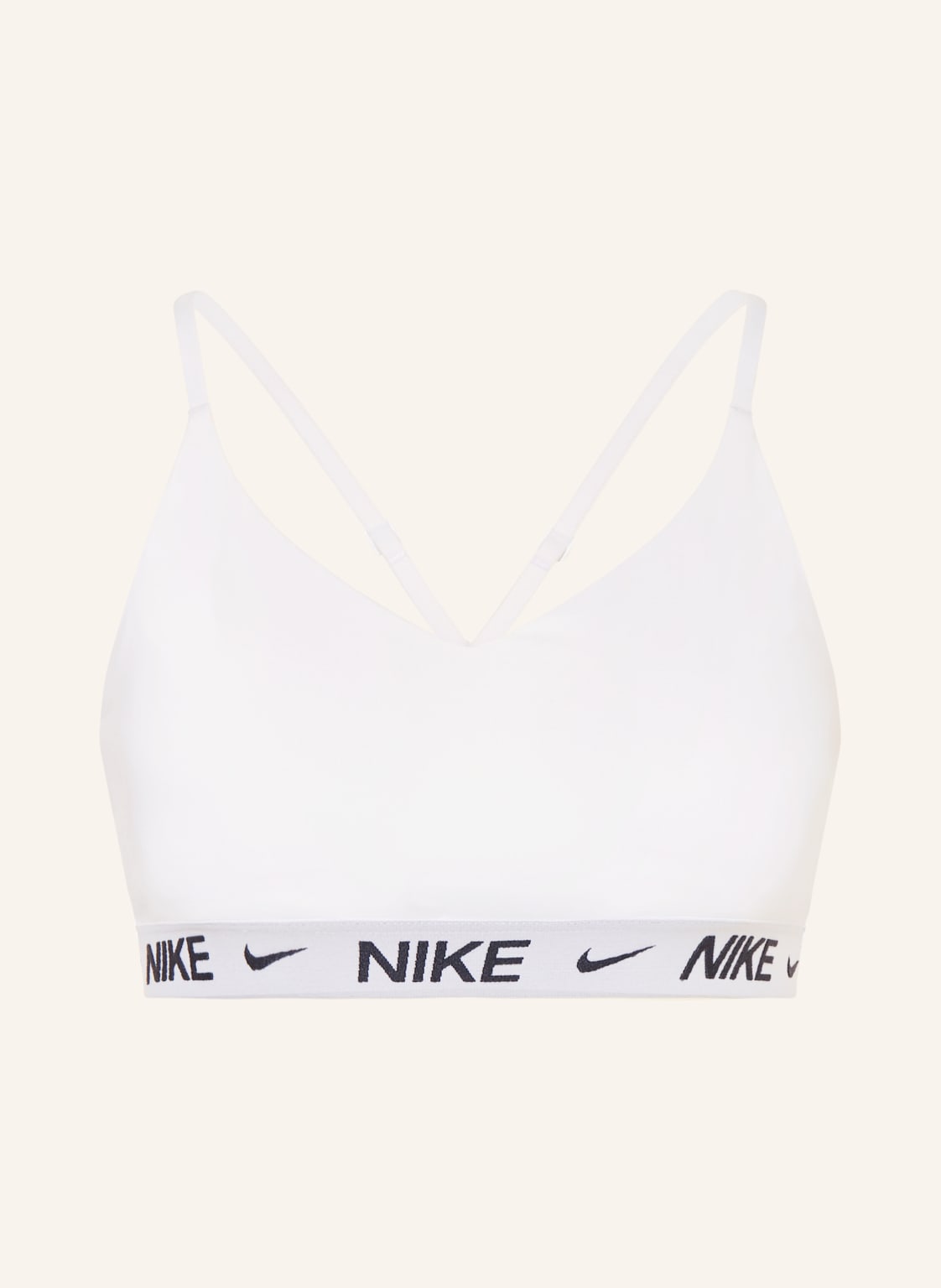 Nike Biustonosz Sportowy Indy weiss