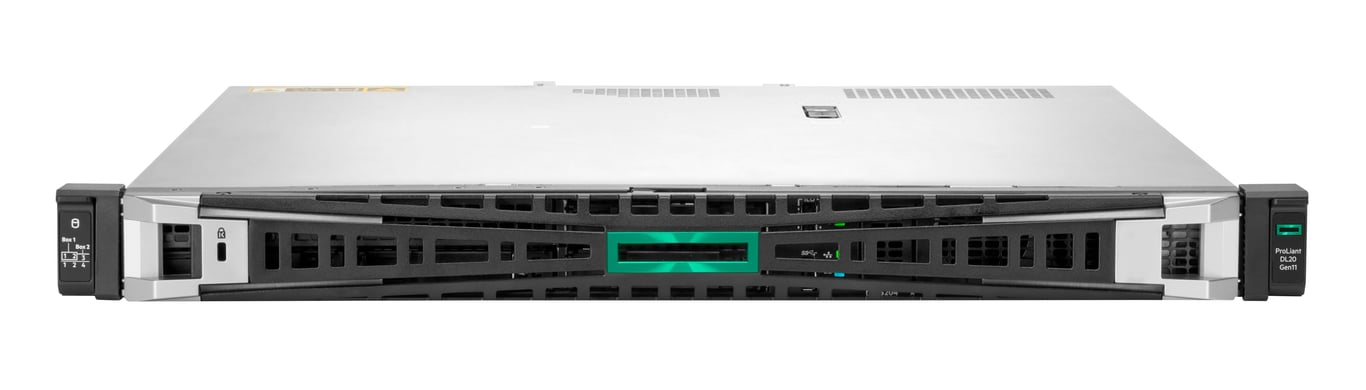 HPE ProLiant DL20 Gen11 6325P 3.5GHz 4c 1P 1x32GB-U 4SFF 2x480GB SSD 1x1000W PS EU Server serwer 960 GB Rack (1U) Intel® Xeon® 3,5 GHz 32 GB DDR5-SDRAM 1000 W P87465-425