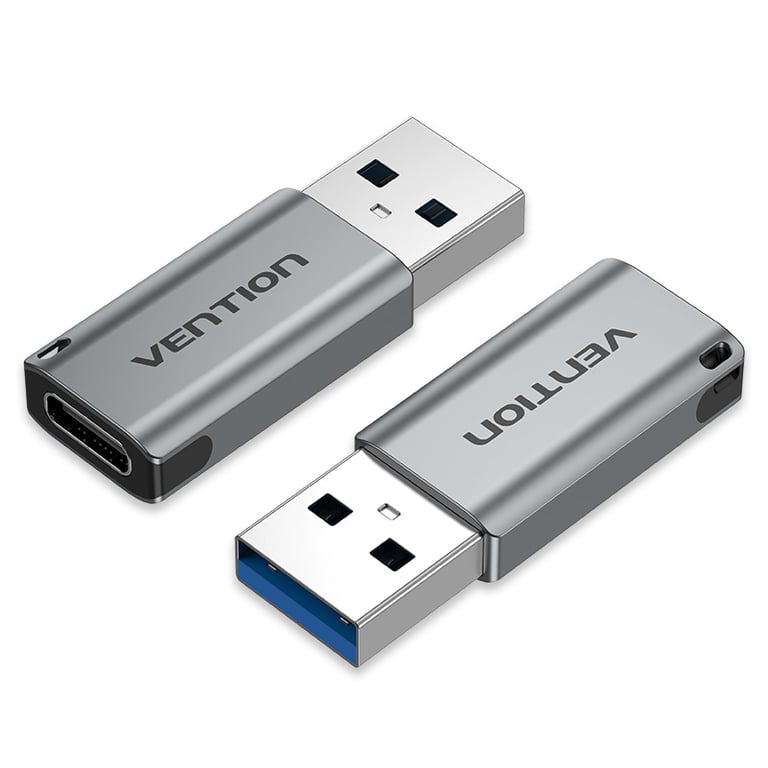 Vention CDPH0 przejściówka do kabli USB A USB C Szary