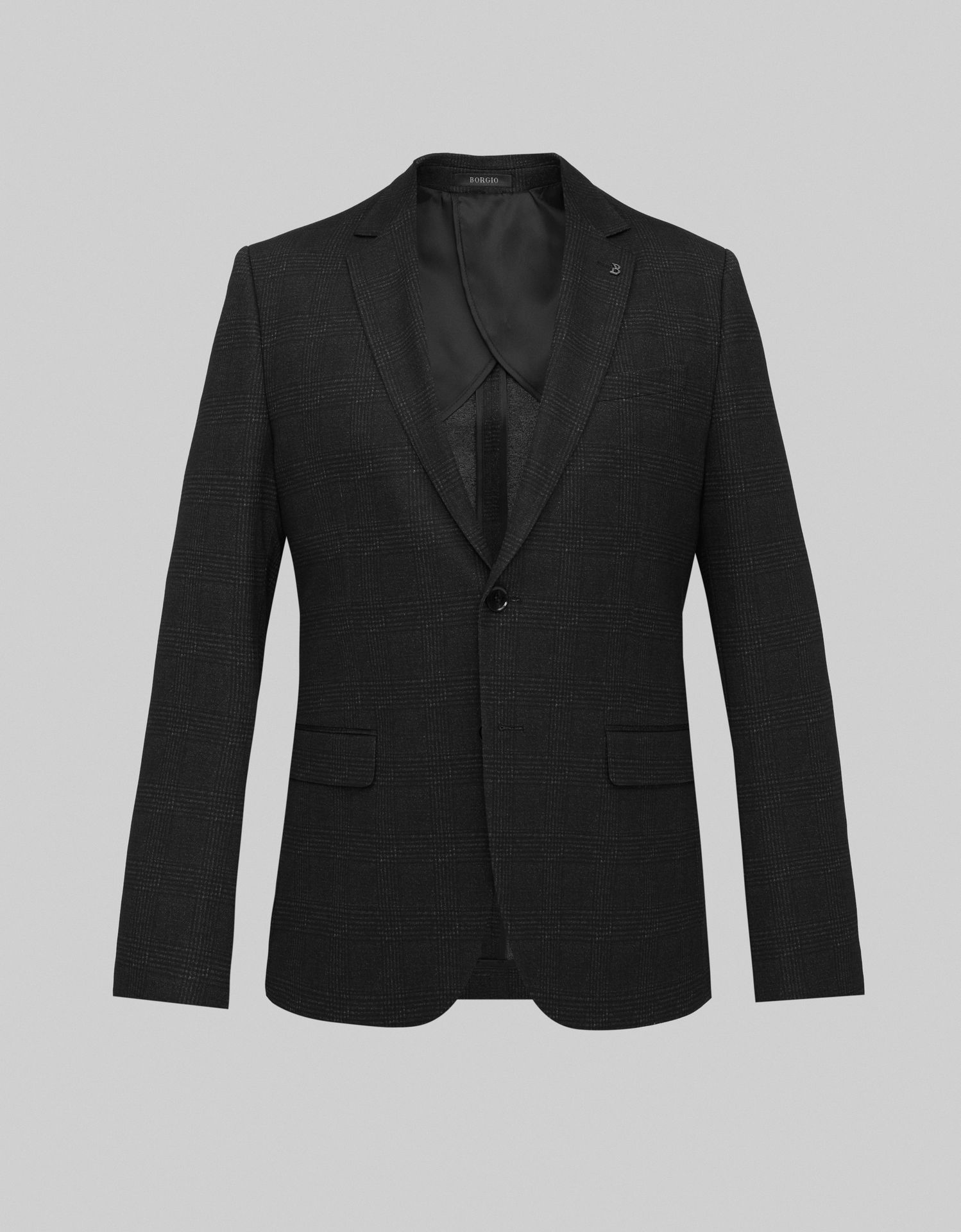 marynarka do zestawu melizzano grafit slim fit