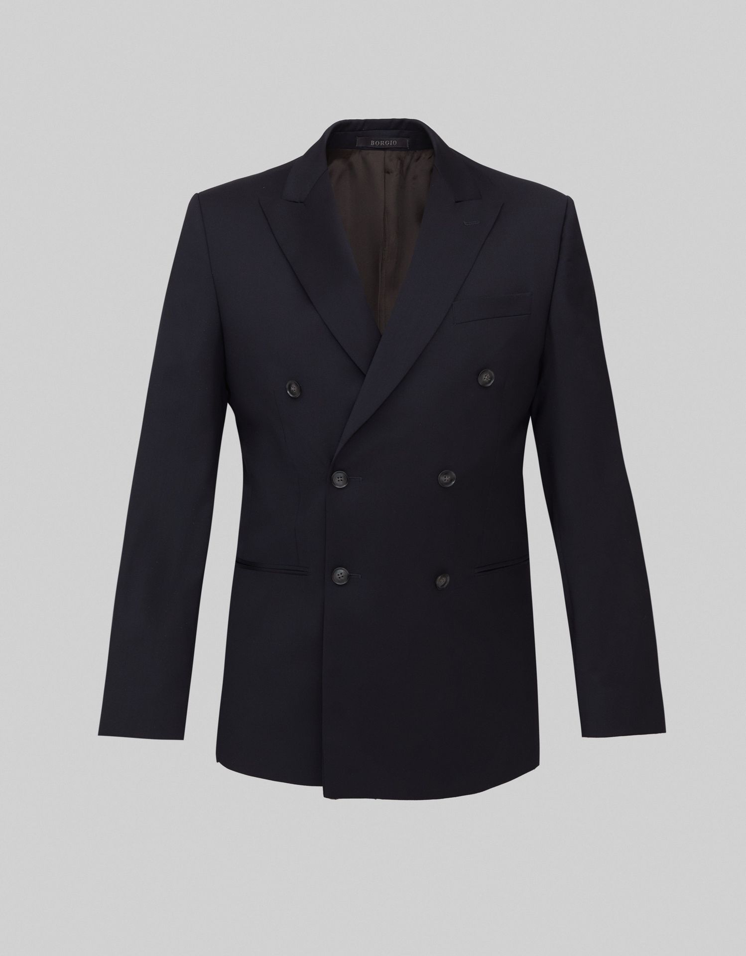 Marynarka dwurzędowa marradi II granatowy slim fit