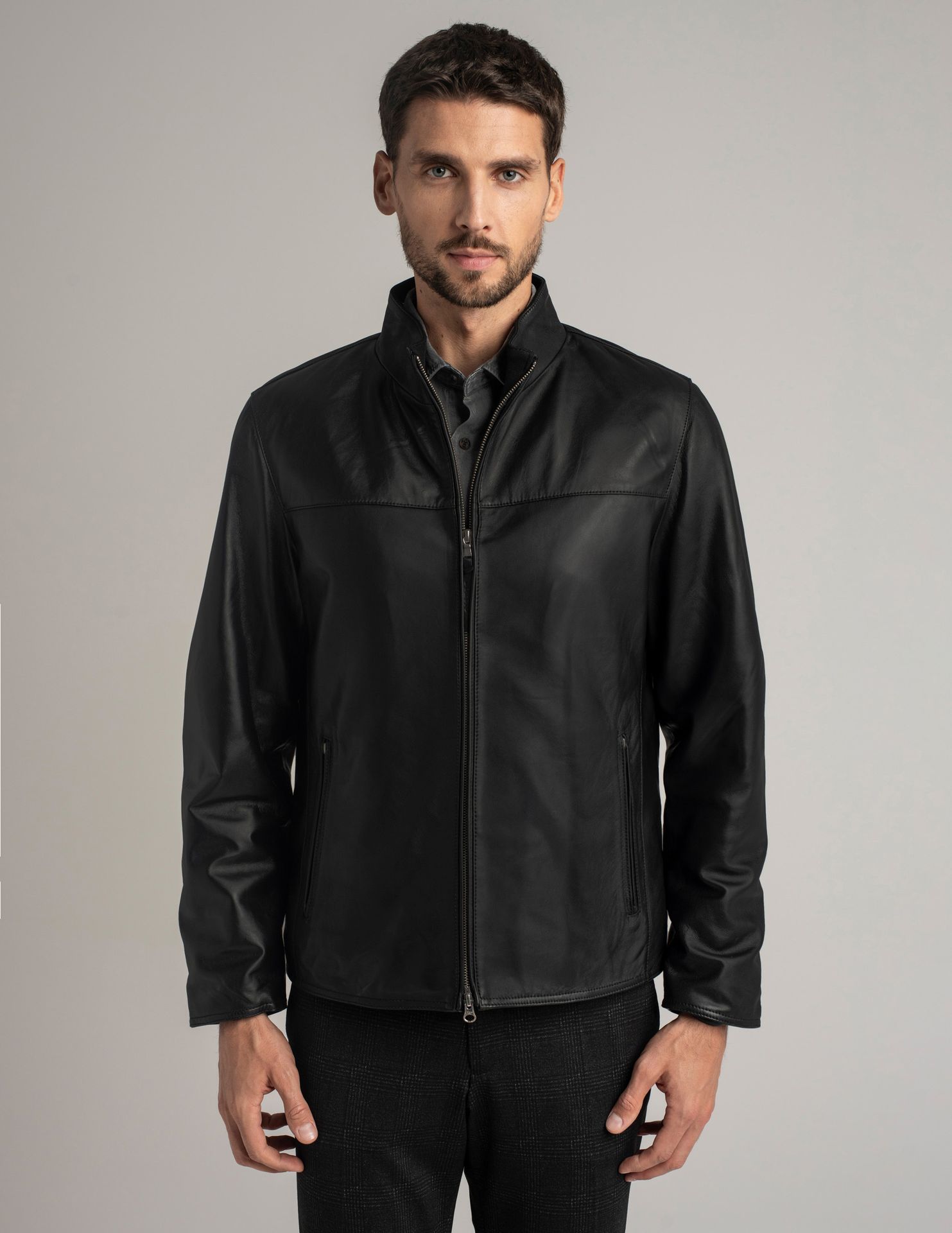 kurtka skórzana salandra czarna