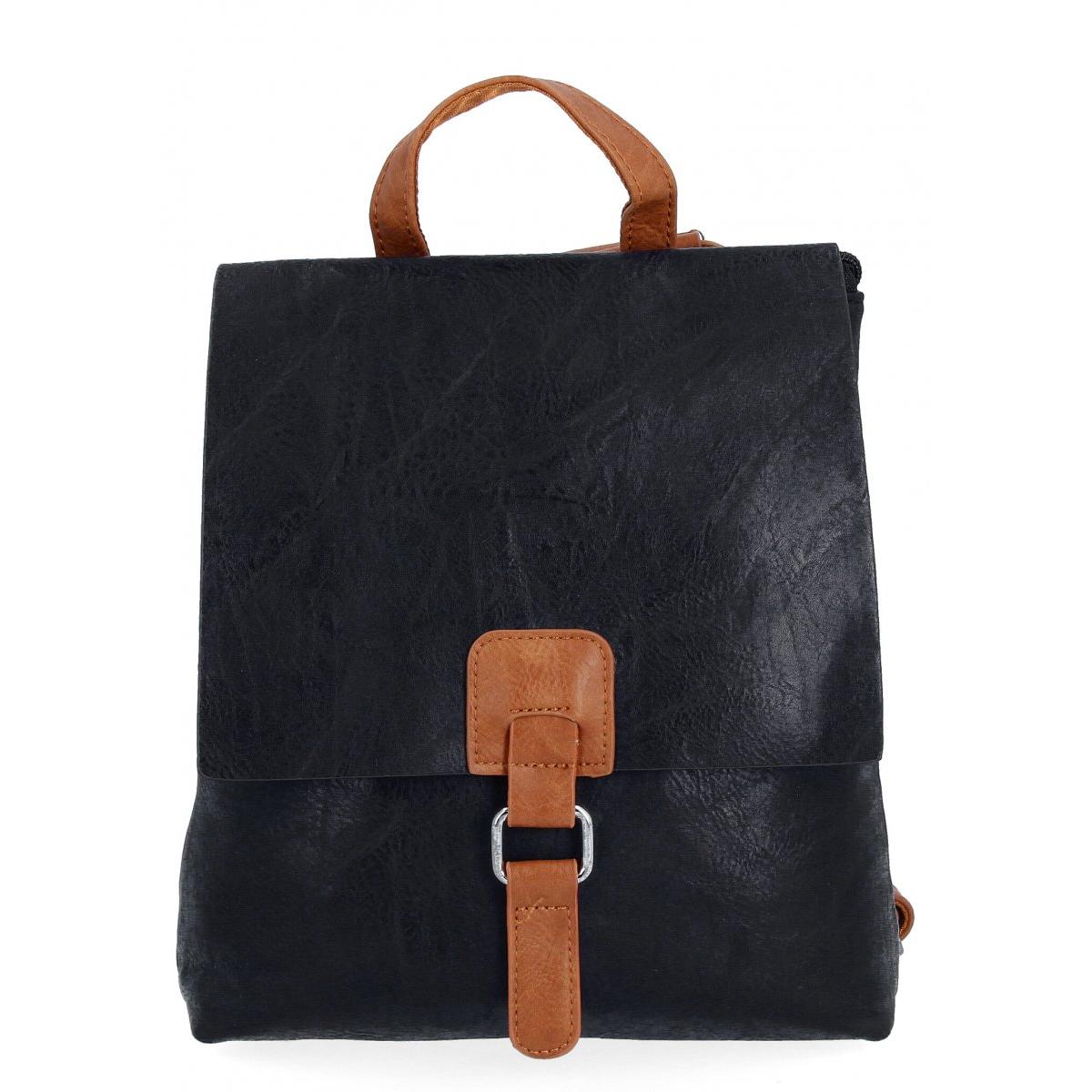 Stylowy Plecaczek Damski Vintage firmy Herisson 1202B419 Czarny