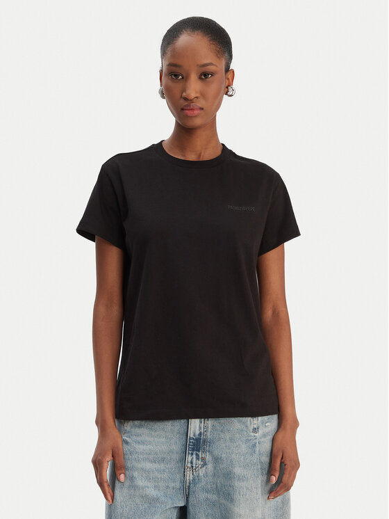Patrizia Pepe T-Shirt 8M1543/J111-K103 Czarny Regular Fit