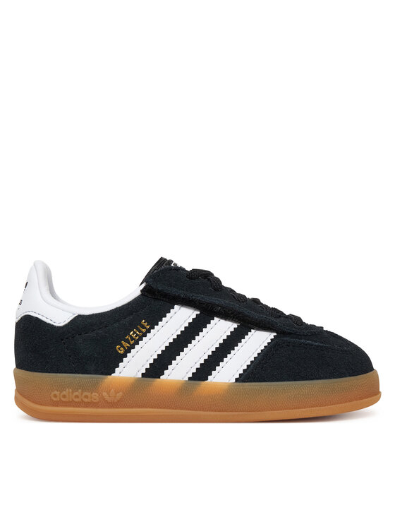 adidas Sneakersy Gazelle Indoor Comfort Closure Elastic Lace IH9131 Czarny