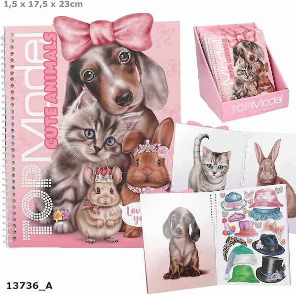 Zestaw Dress Me Up Cute Animals Top Model
