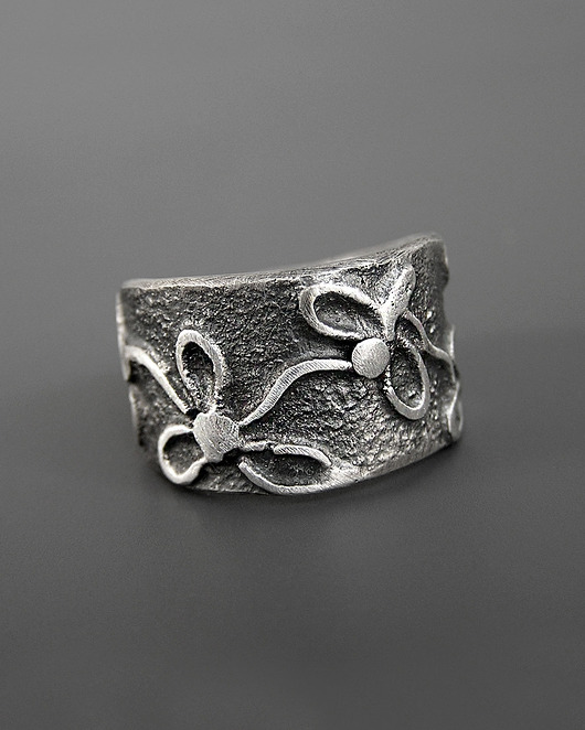 Pierścionek Kwiaty - srebro 925, rozm. 14- 18