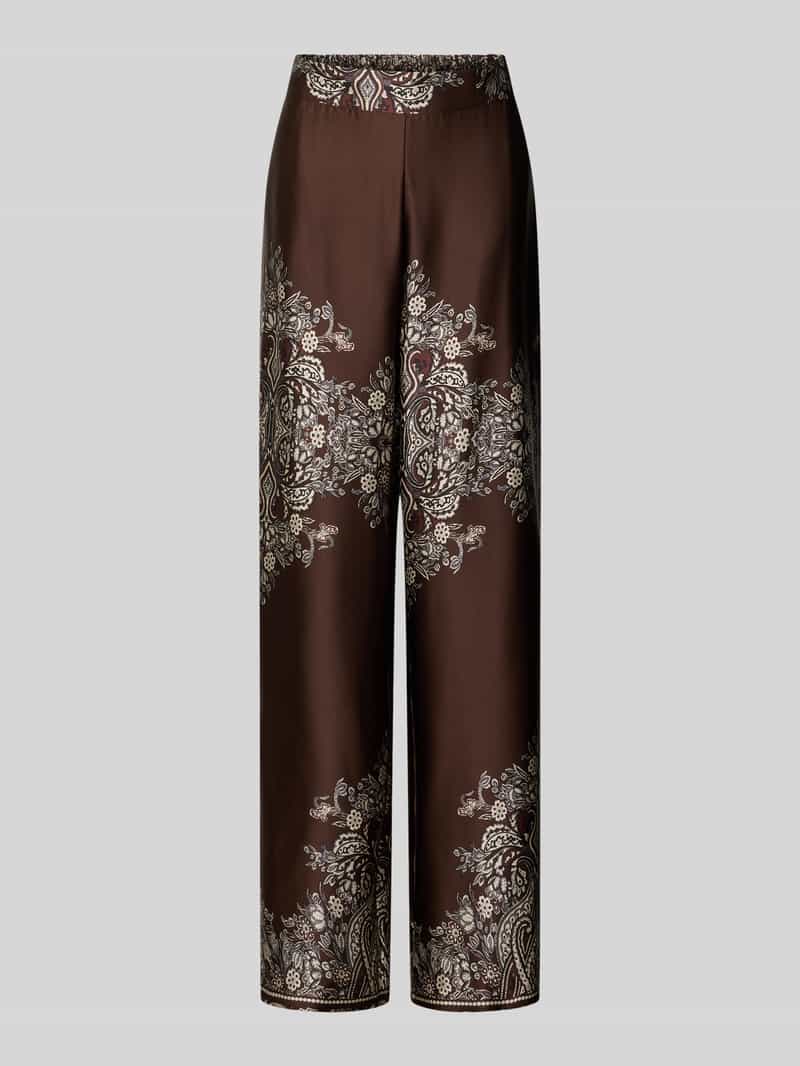 Spodnie materiałowe z elastycznym pasem