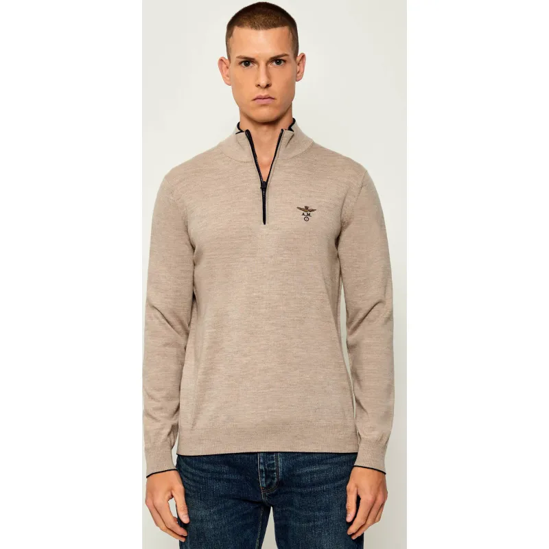 Aeronautica Militare Wełniany sweter | Regular Fit