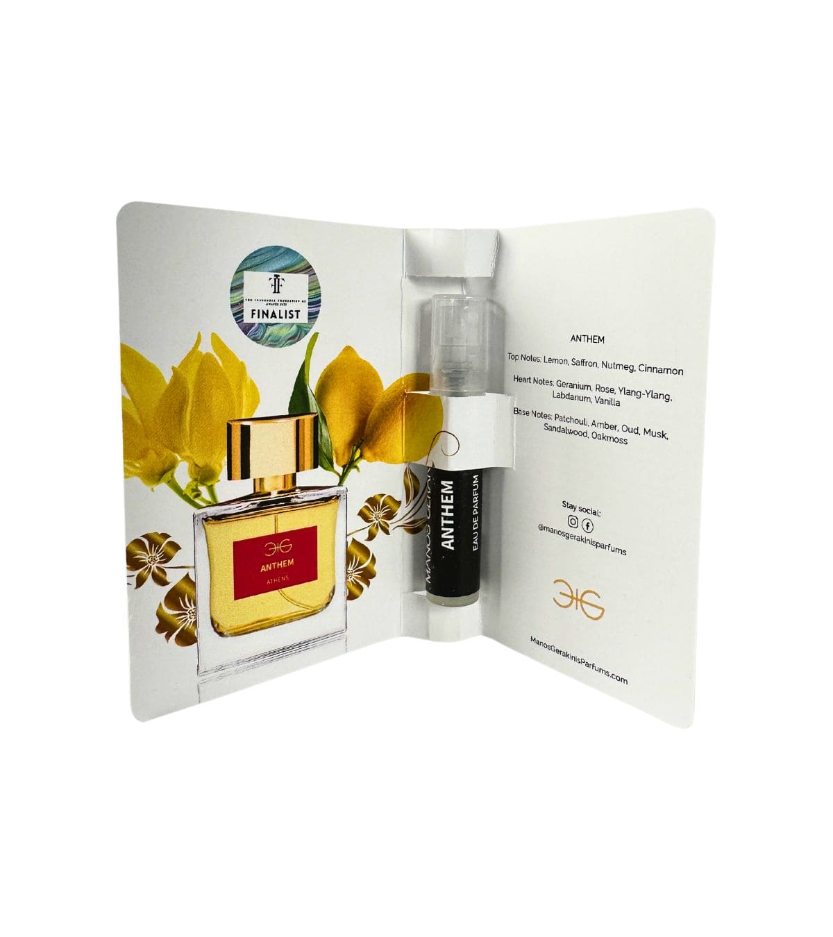 Manos Gerakinis Anthem próbka wody perfumowanej unisex 3ml