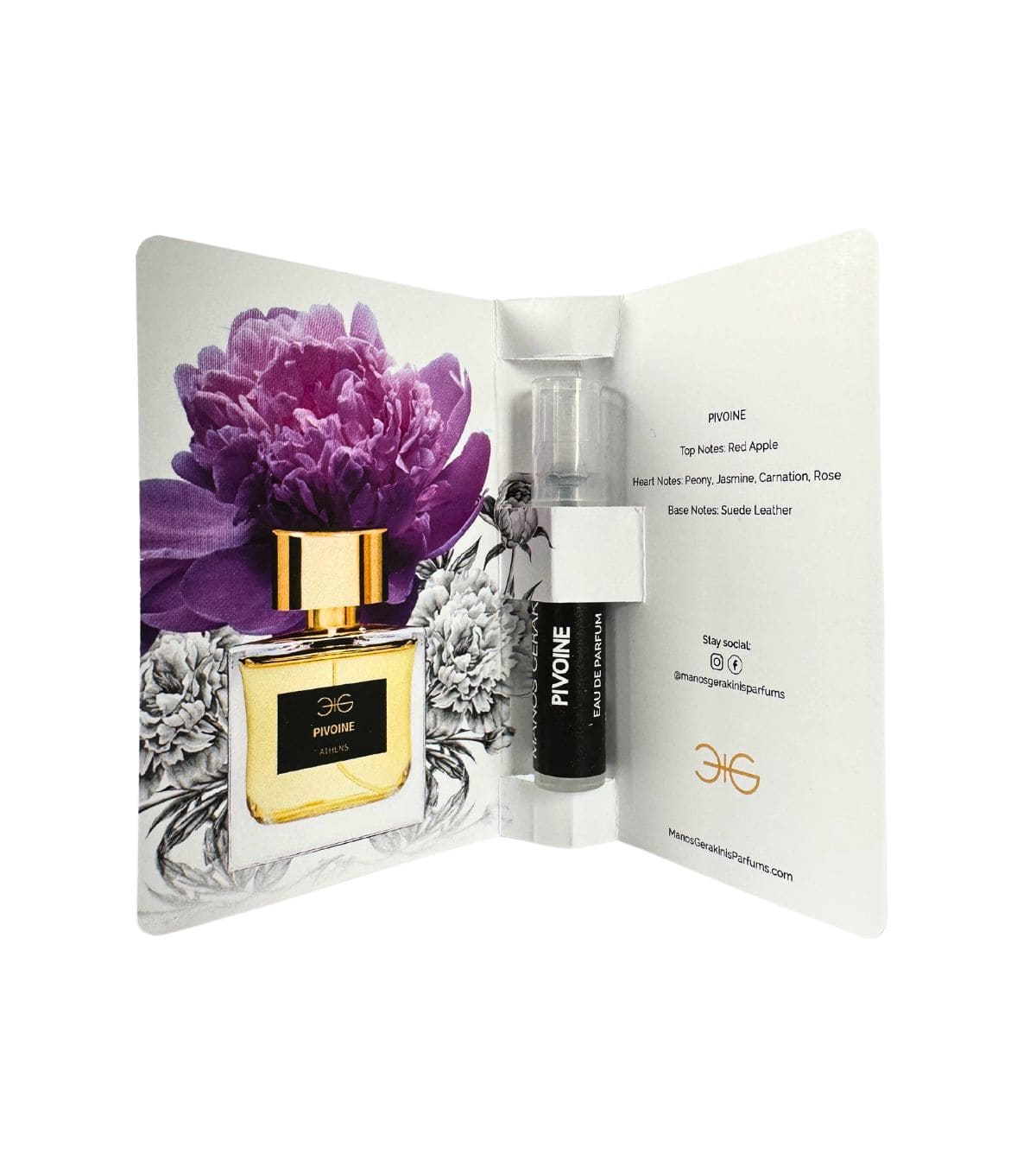 Manos Gerakinis Pivoine próbka wody perfumowanej unisex 3ml