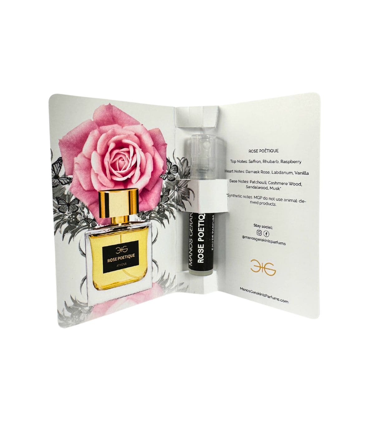 Manos Gerakinis Rose Poetique próbka wody perfumowanej unisex 3ml