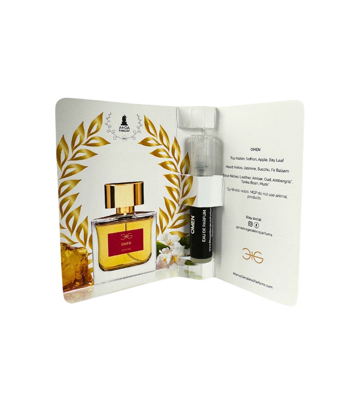 Manos Gerakinis Omen próbka wody perfumowanej unisex 3ml