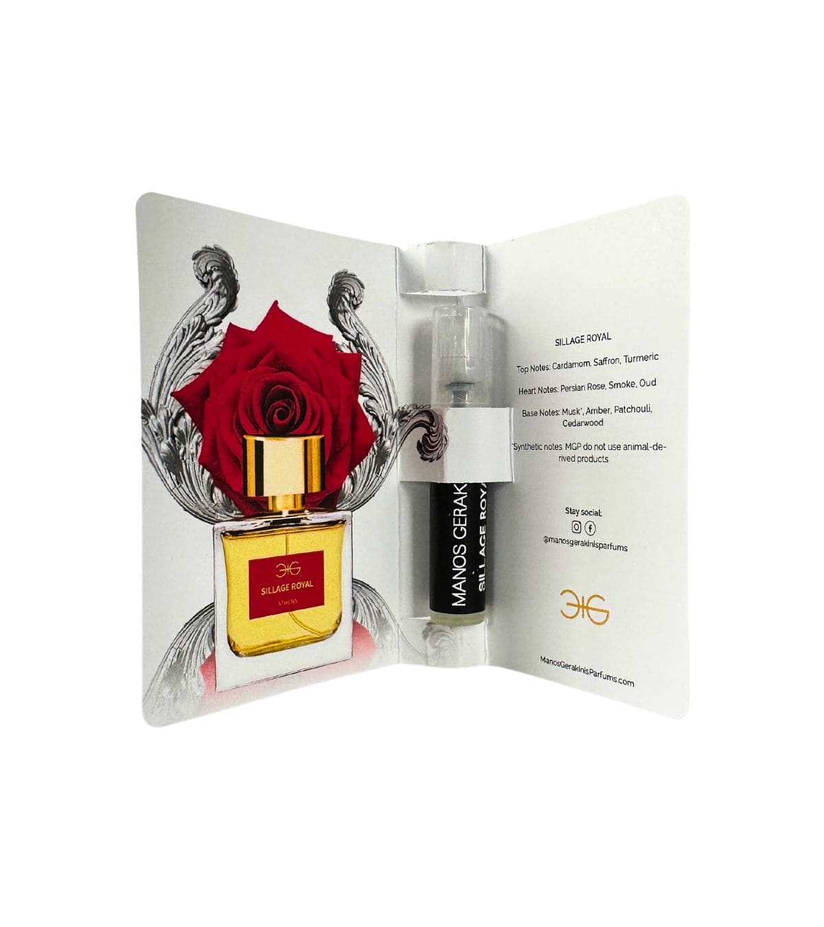 Manos Gerakinis Sillage Royal próbka wody perfumowanej unisex 3ml