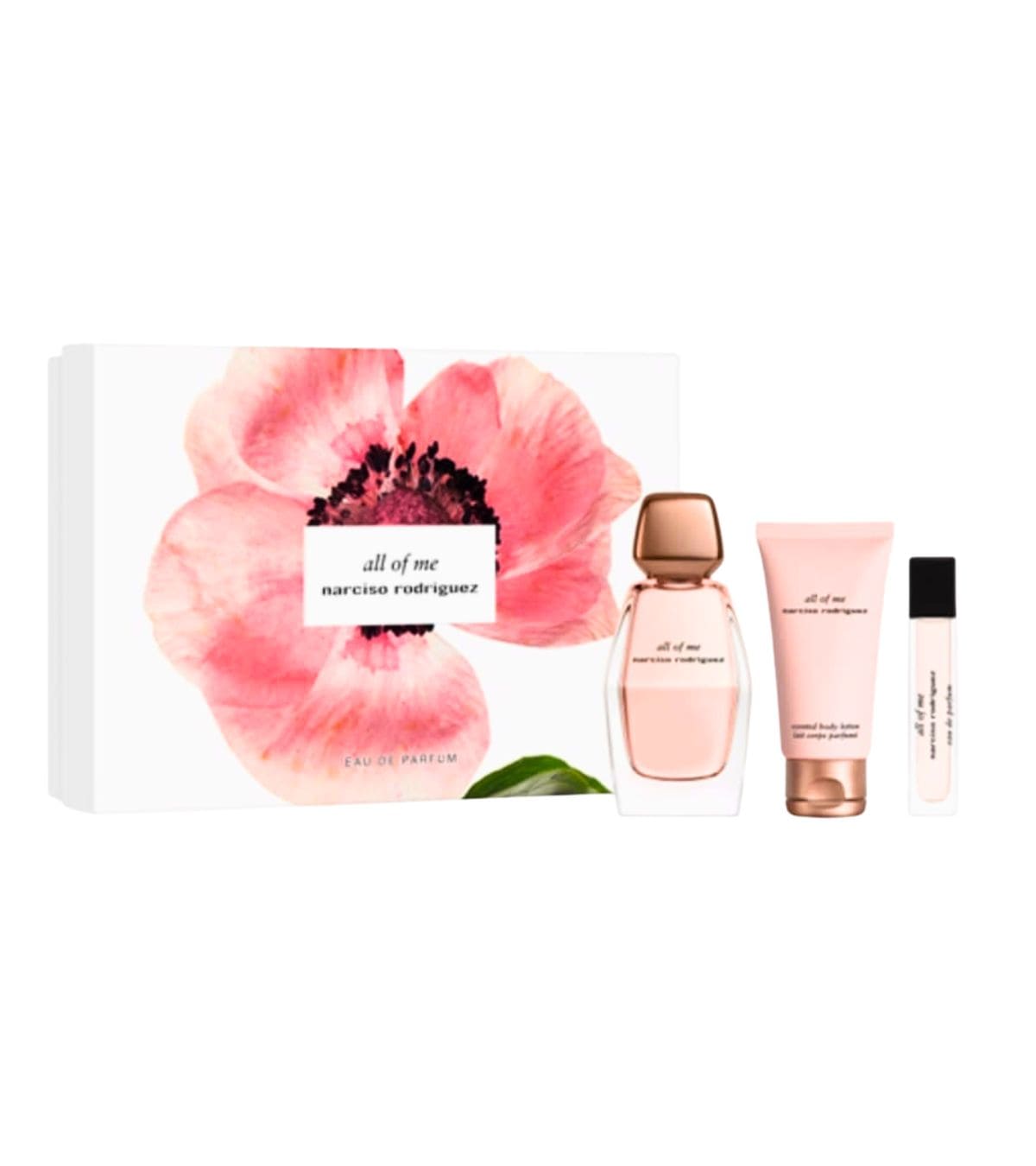 Zestaw dla kobiet Narciso Rodriguez All Of Me woda perfumowana 90ml + woda perfumowana 10ml + balsam do ciała 50ml