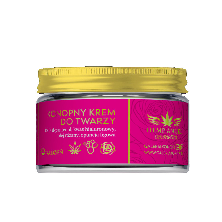 Konopny krem do twarzy NA DZIEŃ - Hemp Angel