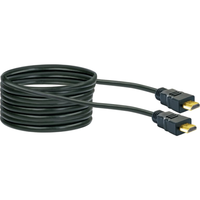 Schwaiger HDM100 013 kabel HDMI 10 m HDMI Typu A (Standard) Czarny, Złoto HDM100013