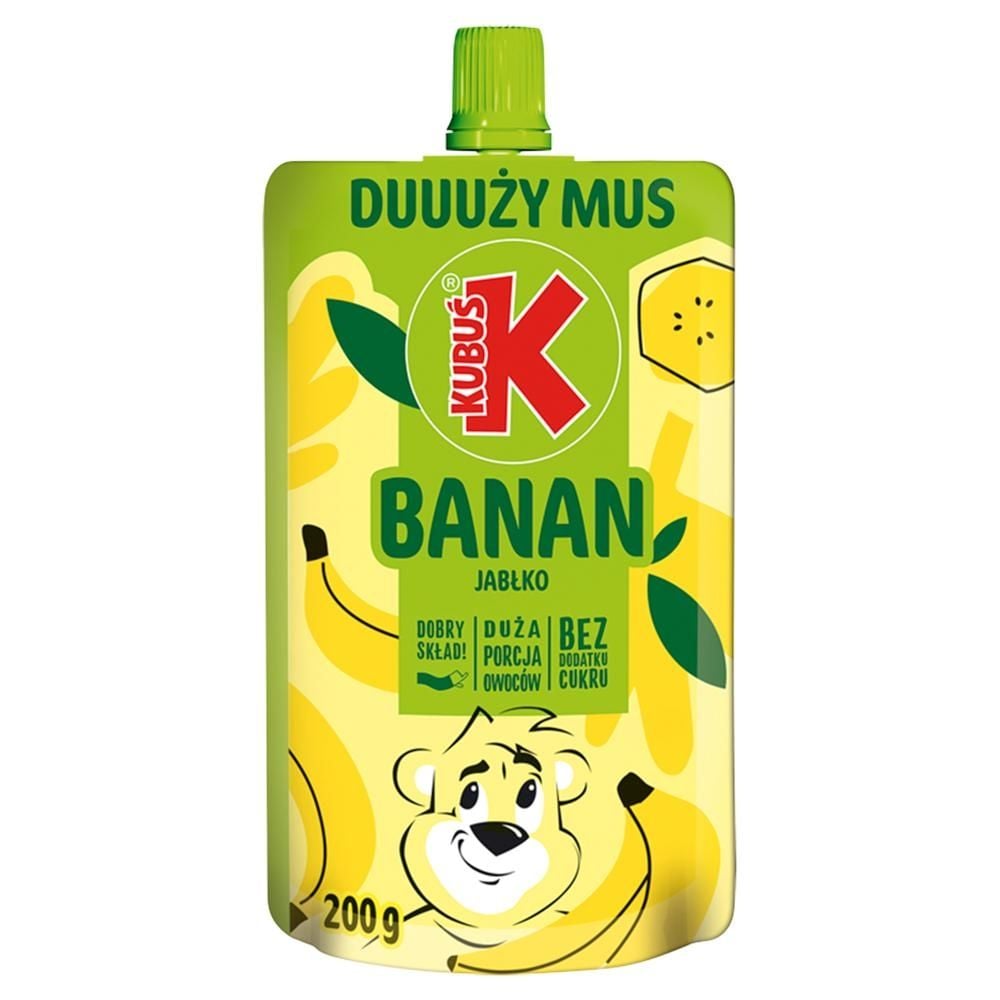 Kubuś Mus banan jabłko 200 g