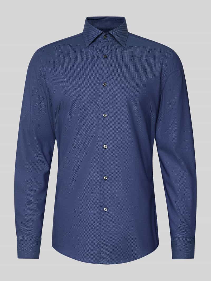 Koszula biznesowa o kroju slim fit z mieszanki bawełny model ‘HANK’