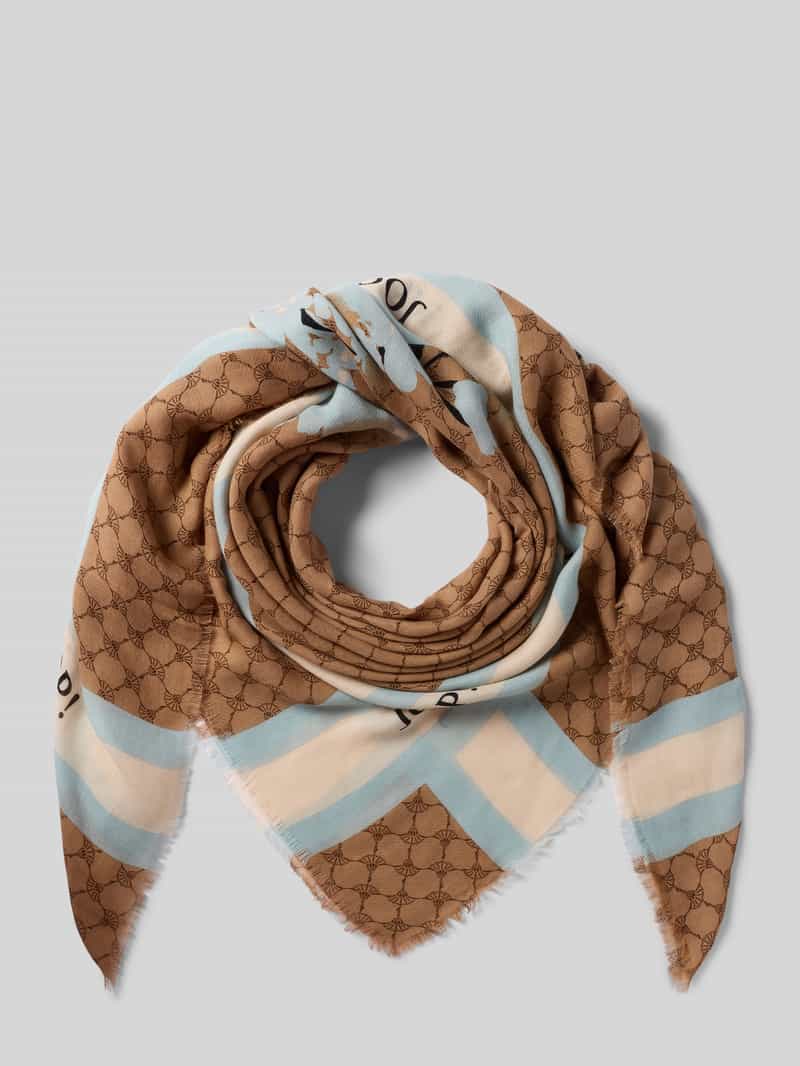 Chusta z detalem z logo model ‘Adalia’