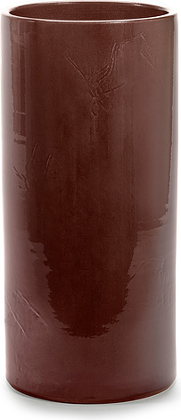 Serax Osłonka na doniczkę Vaso wysoka 22 cm brązowa