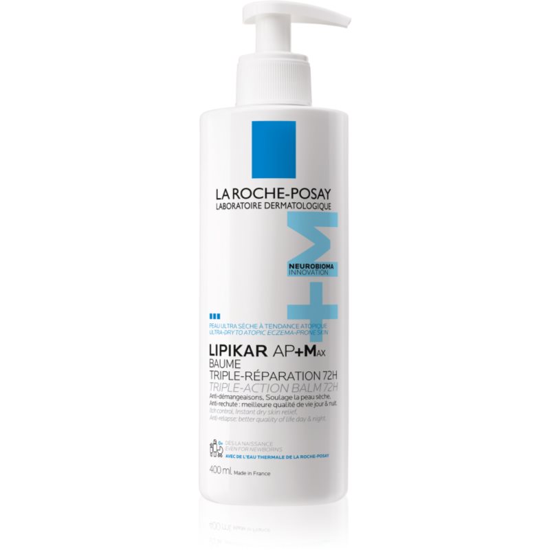La Roche-Posay Lipikar AP+Max Balm pielęgnujący balsam do ciała do skóry suchej i atopowej 400 ml