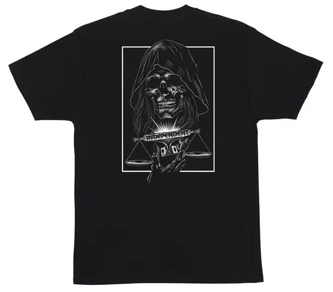t-shirt INDEPENDENT GATE KEEPER HEAVYWEIGHT T-SHIRT BLACK
