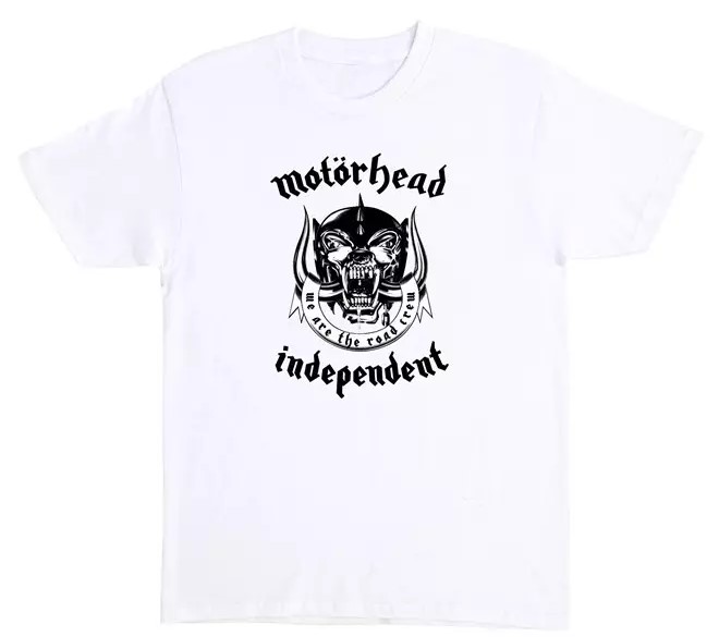 t-shirt INDEPENDENT MOTORHEAD WARPIG HEAVYWEIGHT T-SHIRT WHITE