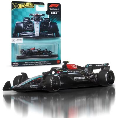 Samochód Hot Wheels Premium Formuła 1 Mercedes-Benz George Russell JBM18