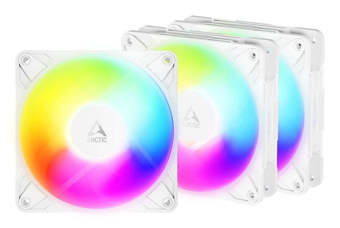 ARCTIC Freezer P12 Pro Reverse A-RGB (White) - 3 Pack Obudowa komputera Wentylator 12 cm Biały 3 szt. ACFAN00334A