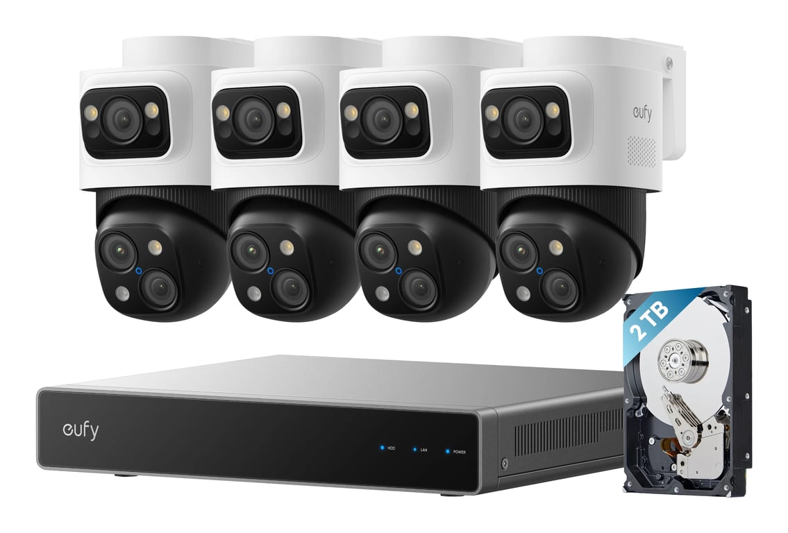 Eufy NVR Security System S4 Max Czarny, Szary, Biały