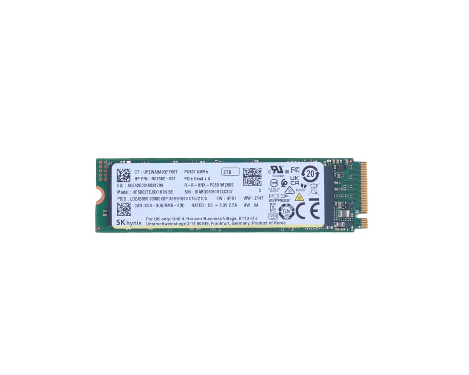 HP 2TB PCIe-4x4 B8BD7AA