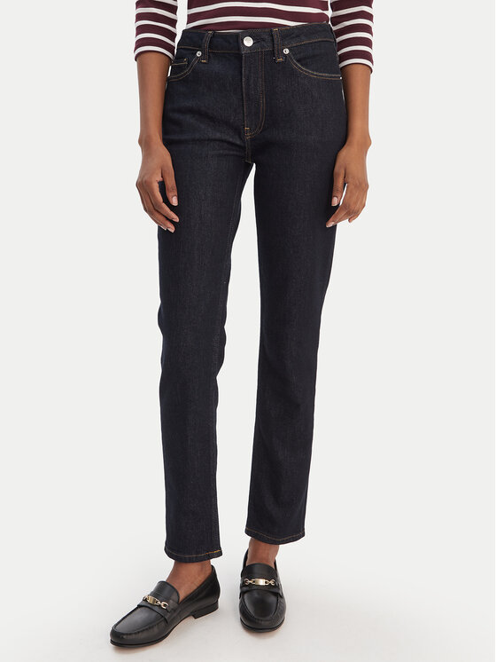 Tommy Hilfiger Jeansy WW0WW47685 Granatowy Slim Fit