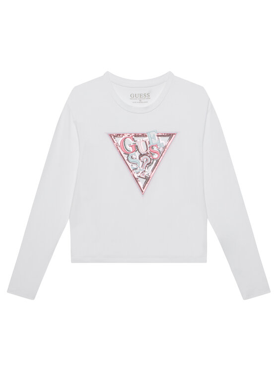 Guess Bluzka J5YI15 K6YW4 Biały Regular Fit