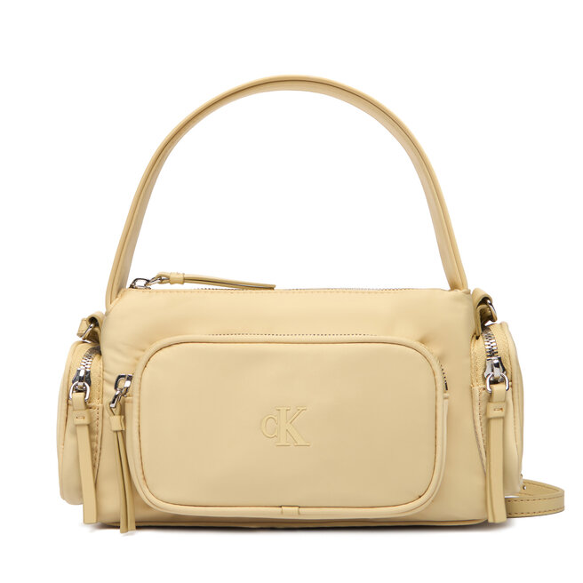 Torebka Calvin Klein Pocket Nylon Bag W/Strap LV04F3132G Żółty