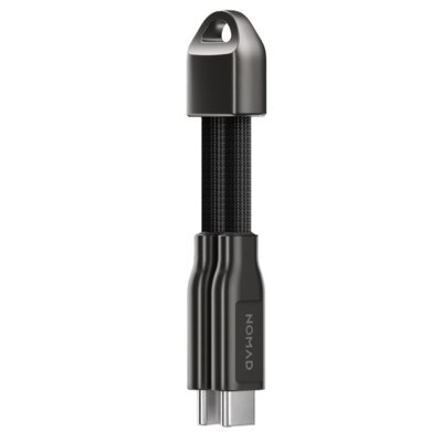 Kabel USB-C - USB-C NOMAD ChargeKey 240W 0.12 m Czarny