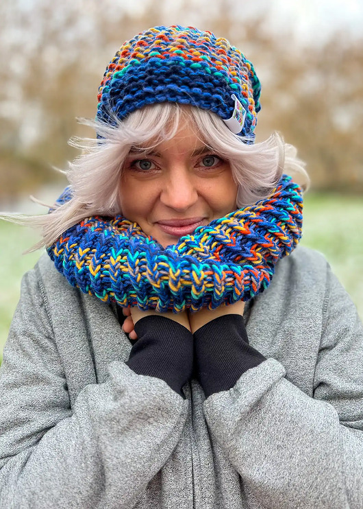 Czapka MERINO 50% Górski potok NEVERLAND