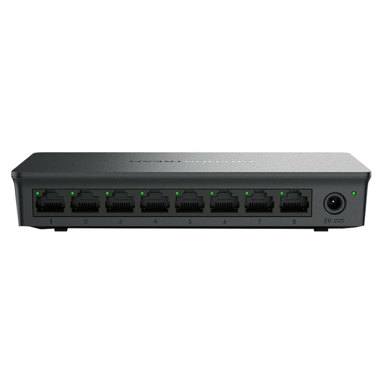 Grandstream Networks Netzwerkkameras Zarządzany L2 Gigabit Ethernet (10/100/1000) Obsługa PoE Montaż na biurku/ścianie Czarny GWN7711
