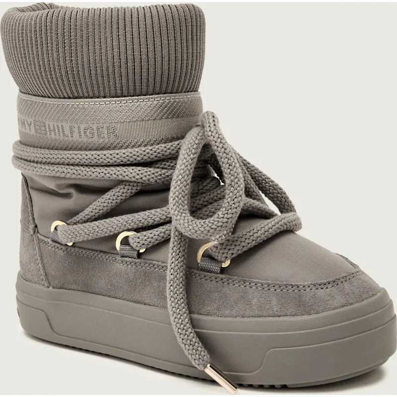 Tommy Hilfiger Śniegowce | zamsz